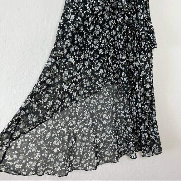 ASTR At First Sight Floral Tiered Ruffle High-Low Maxi Dress - Picture 5 of 10